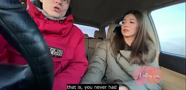  SPY CAMERA Real russian blowjob in car with conversations